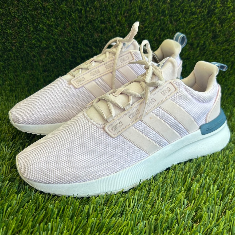 Adidas Racer TR21 Pink White Cloudfoam Super Sneakers Womens 10.5 GZ8177